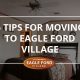 moving, tips, eagle ford village