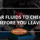 car, checklist, fluids
