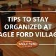 organized, eagle ford village