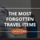 forgotten, travel, items, shampoo